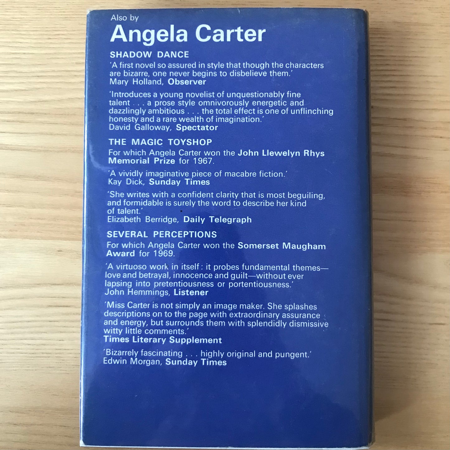 Carter, Angela. Heroes and Villains. London: Heinemann, 1969. 214 pp. FIRST EDITION.