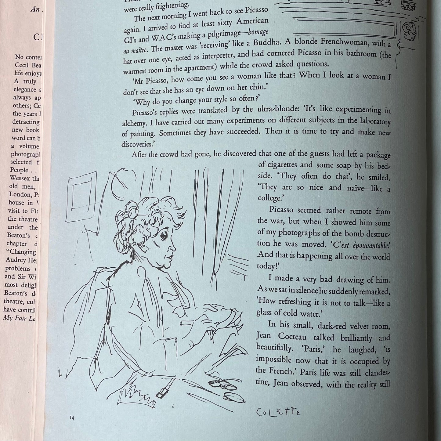 Beaton, Cecil. The Face of Another World. London: Weidenfeld & Nicolson, 1957. First edition hardcover with unclipped dust jacket in VG condition. 240 pp.