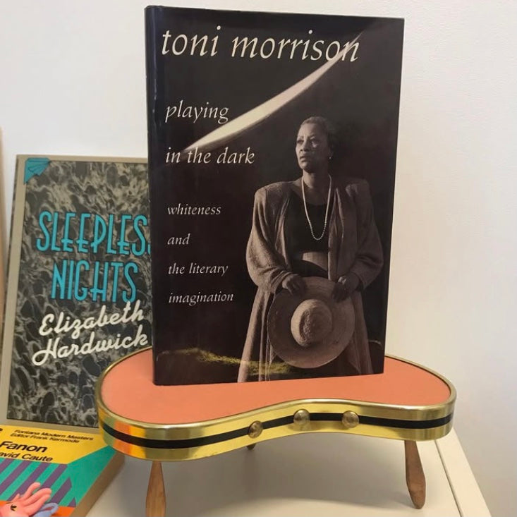 Morrison, Toni. Playing in the Dark. Whiteness and the Literary Imagination. Harvard University Press, 1992. 91 pp. Hardcover SIGNED FIRST EDITION. [sold].