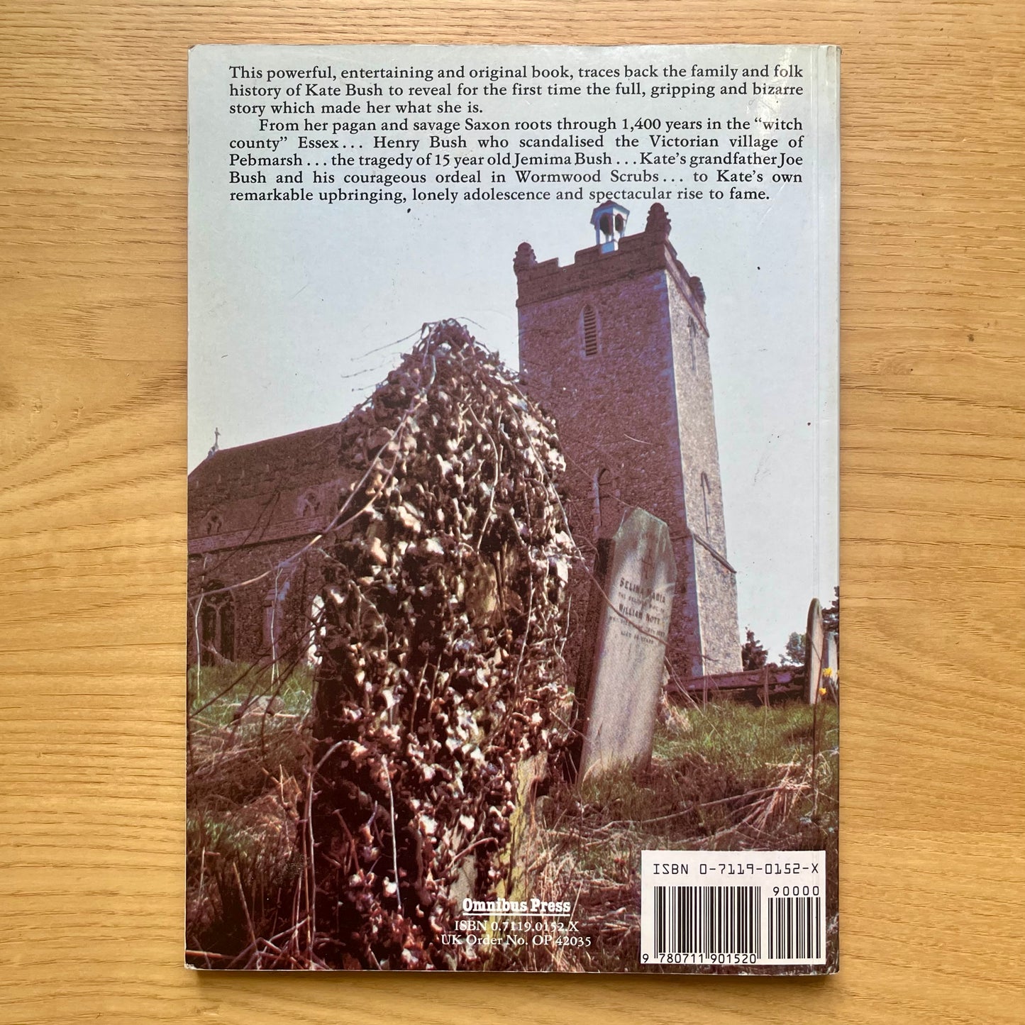 Vermorel, Fred. The Secret History of Kate Bush (The Strange Art of Pop). Omnibus Press, 1983. pp. 94. In very good condition.