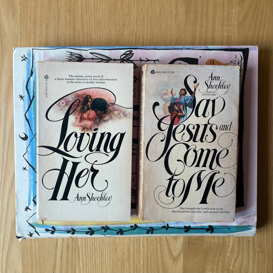 Shockley, Ann. A PAPERBACK COUPLE <3 Avon Books, 1978 & 1982. First Avon printings. In read & loved condition.