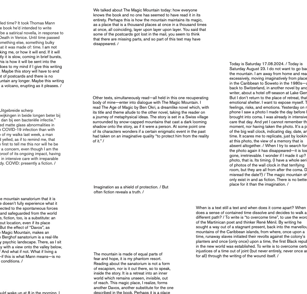 Moosje M Goosen x Dongyoung Lee. The Mountain, The Mountain. Amsterdam: Good Neighbour Books, 2025.